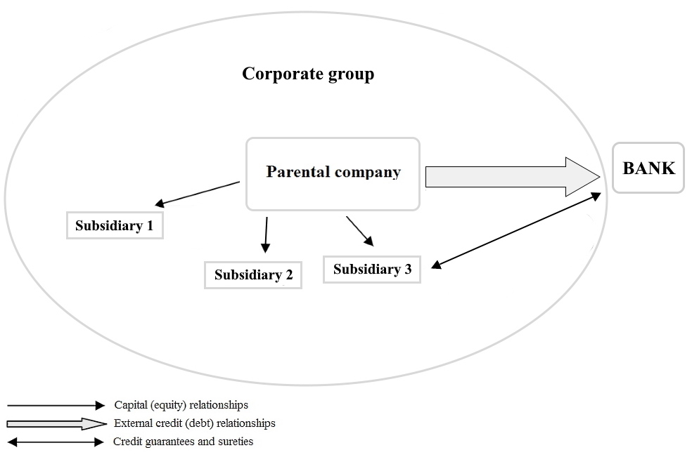 Partially centralized financing of holdings Partially centralized financing of holdings